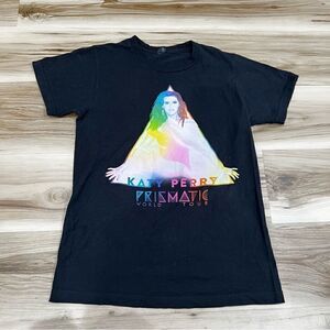 Katy Perry Prismatic World Tour Black Short Sleeve Concert Tee Unisex Small